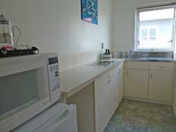 Large twin studio unit - kitchen with hot plates